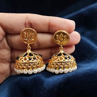 Traditional Golden Jhumka Elegant Stunning Design for Graceful Ethnic Style 16 Traditional Golden Jhumka stylish brass jewelry design