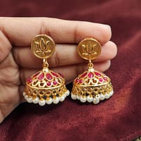 Traditional Golden Jhumka Elegant Stunning Design for Graceful Ethnic Style 14 Traditional Golden Jhumka stylish brass jewelry design