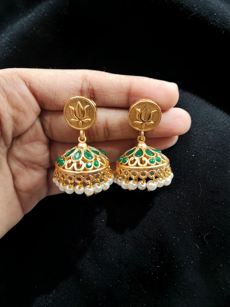 Traditional Golden Jhumka Elegant Stunning Design for Graceful Ethnic Style 9 Traditional Golden Jhumka stylish brass jewelry design