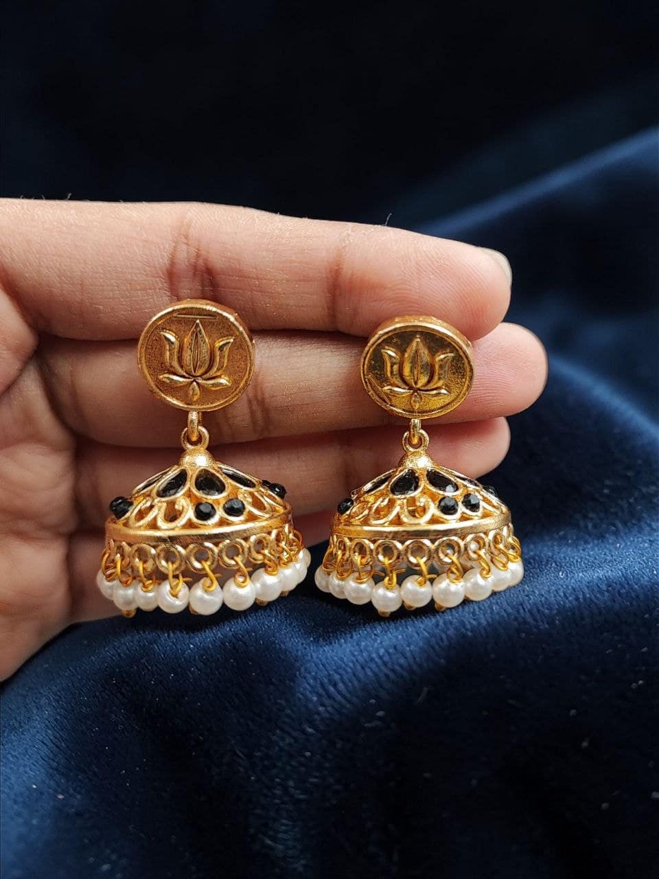 Traditional Golden Jhumka Elegant Stunning Design for Graceful Ethnic Style 8 Traditional Golden Jhumka stylish brass jewelry design