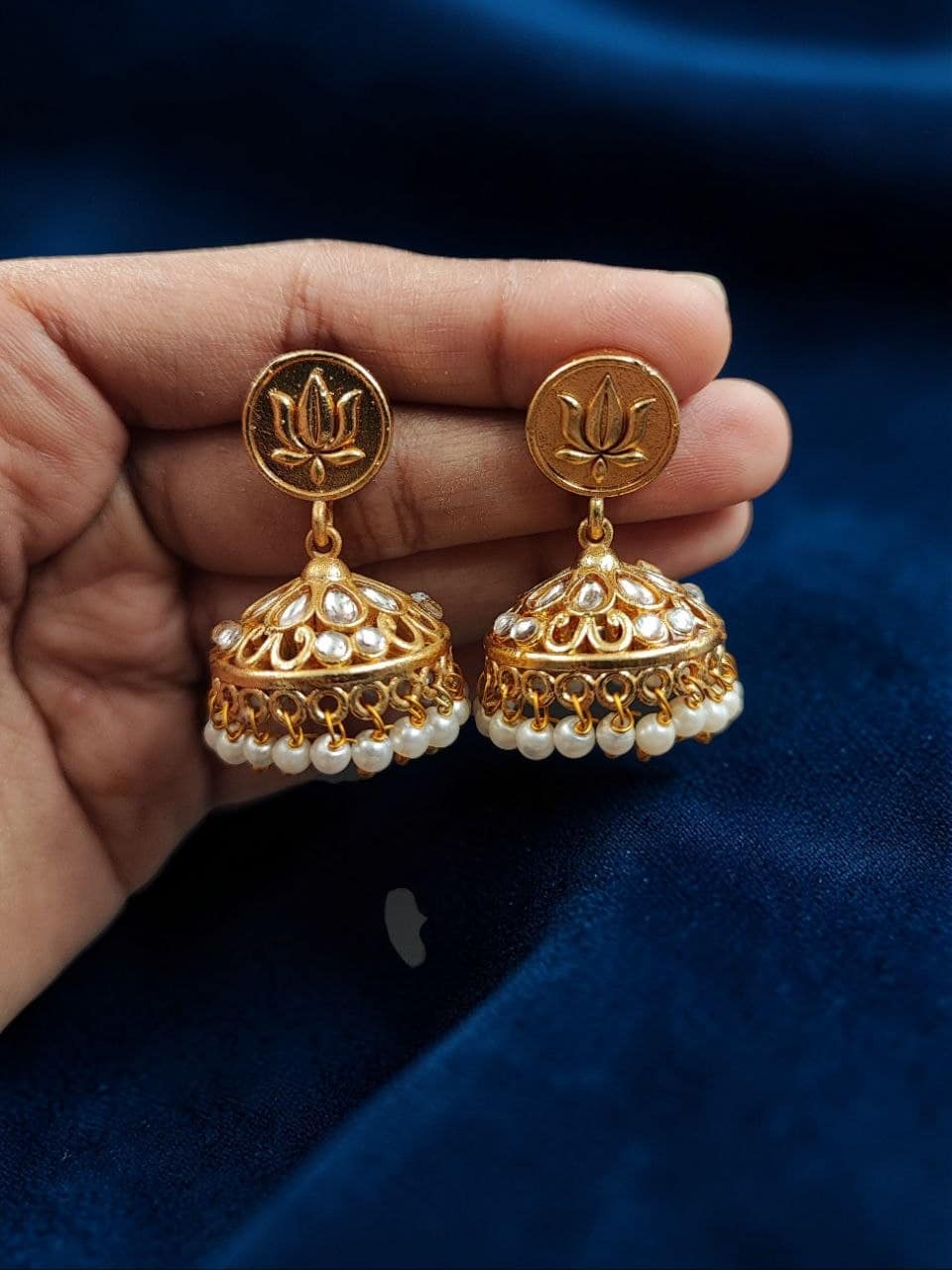 Traditional Golden Jhumka Elegant Stunning Design for Graceful Ethnic Style 5 Traditional Golden Jhumka stylish brass jewelry design